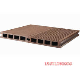 4cm厚空心木塑地板 塑木地板景观园林专用材料