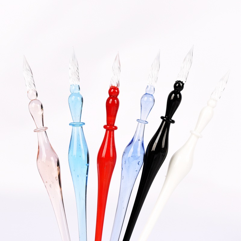 Pluma de firma de regalo masculino creativo mxmade creativo simple firma de vidrio DIP pen