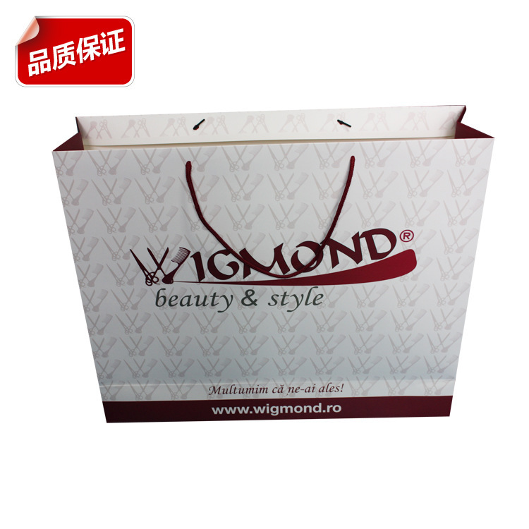 厂家直销 批发定做 手袋 手提袋礼品袋定制定做 白卡牛皮纸袋子