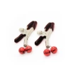 Black red small bell