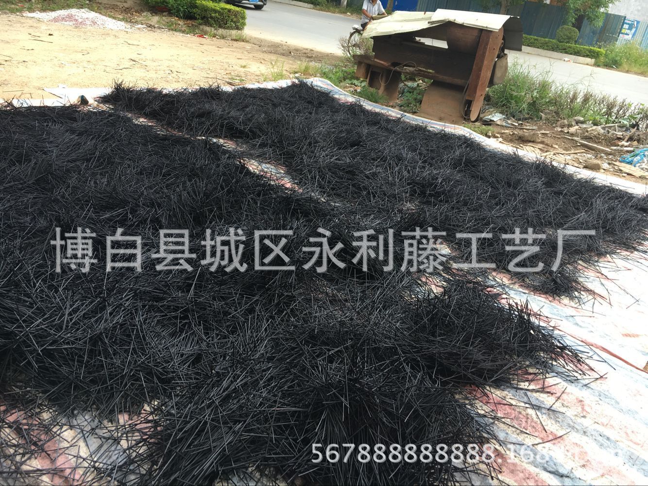 Dyed rattan