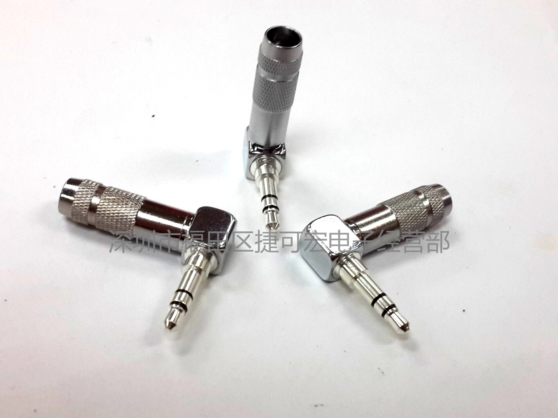 欧雅德3.5镀银立体弯头音频插/欧雅德3.5双声道镀银弯头/3.5音频