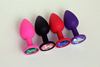 Small silicone anal plug adult products for men and women