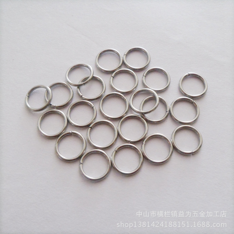 工廠直銷不鏽鋼閉口圈密口圈單圈 鑰匙圈連接圈批發