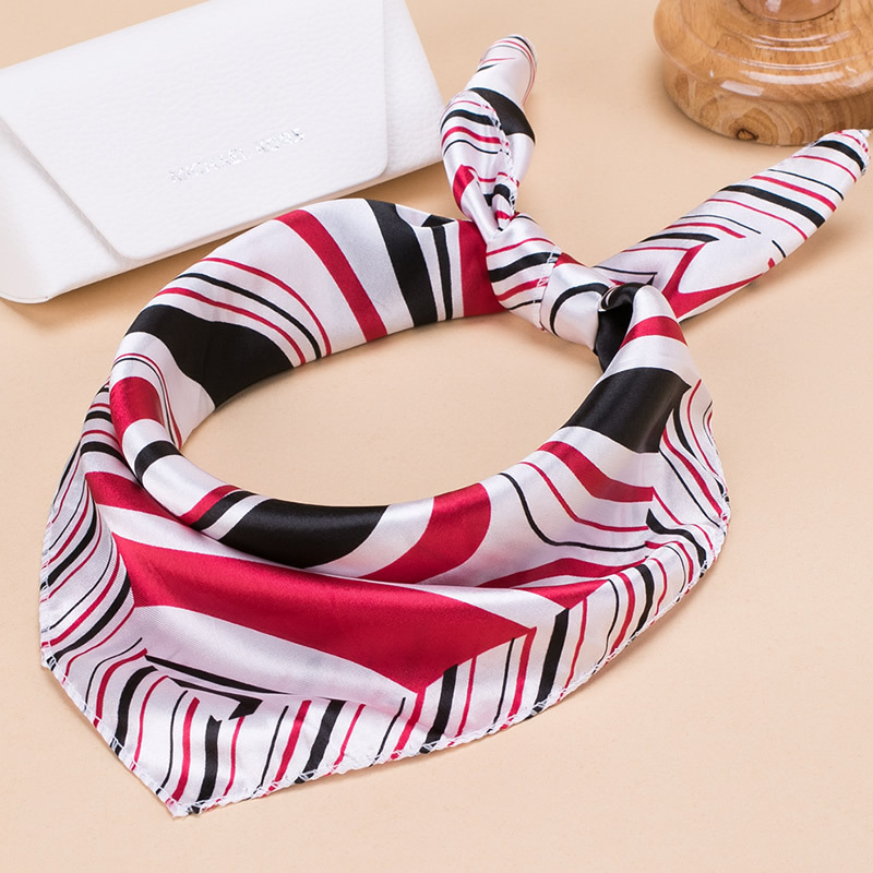 Professional Women's Square Scarf For Business & Flight Uniform_voghion.com
