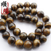 Shunzhu natural stone loose beads AA yellow tiger eye stone loose bead DIY semi -finished jewelry accessories manufacturer wholesale