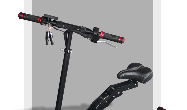 厂家直销 电动迷你折叠自行车 单座代步便携碳纤维双轮滑板平衡车