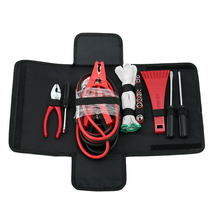 义乌17件套汽车工具套装 随车应急组套工具箱支持一件代发