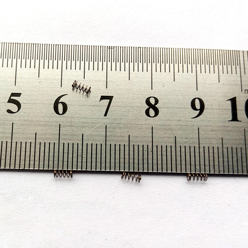 厂家直销可专业供应 优质进口材料不锈钢压簧 耐高温玩具按键压簧