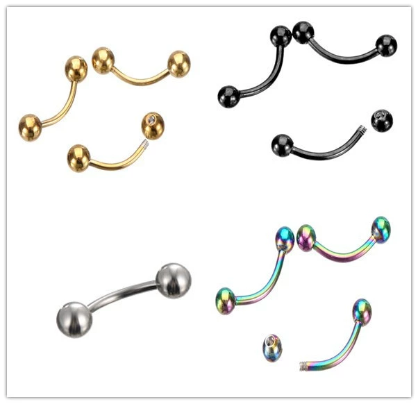 Серебряное носеперра piercing из нержавеющей стали, пирсинг губ, прямые поставки с завода, европейский стиль