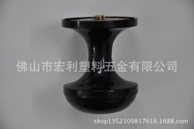 供应厂价优质 家具 酒店 脚轮 宾馆 定向 床脚 工程塑料 黑色 8cm