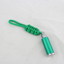 格田廠家批發 創意小手電鑰匙扣登山扣傘繩手鏈 可激光LOGO