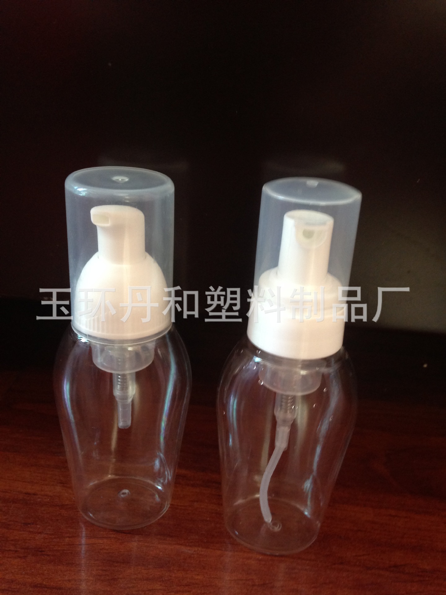 批发80ml 28mm口径中间凸出异型瓶洁面慕斯起泡洁牙慕斯旅行装瓶