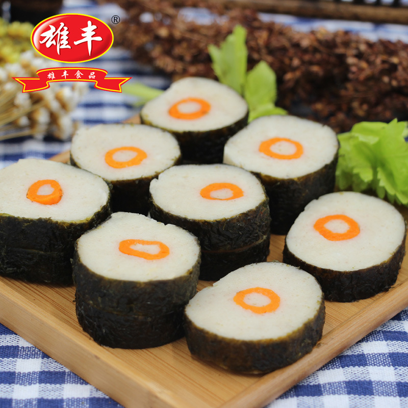 "Xiong Feng Nori Rolls 500g Pork Patties Korean Cuisine Sushi Restaurant Buffet Hot Pot Ingredients Wholesale"