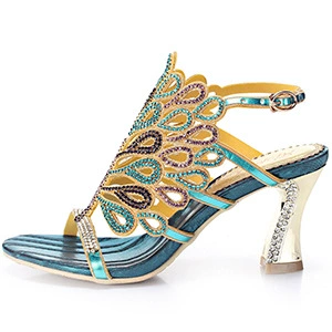 Blue (thick heel)