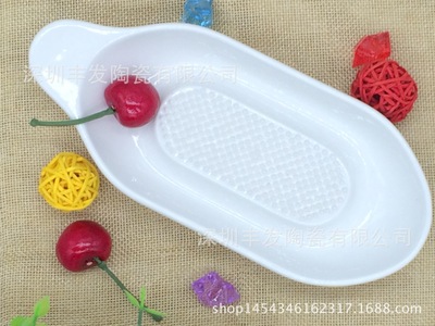 陶瓷研磨盘研磨器菜泥肉泥米糊手动宝宝婴儿辅食机研磨碗工具用品|ru