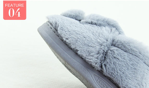 Pantoufles enfants en suède pour hiver - semelle caoutchouc - Ref 1014183 Image 24