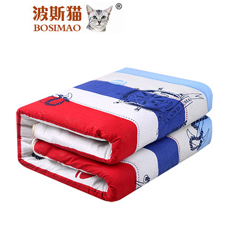 厂家批发波斯猫国标电热毯单人单控过热保护防水无辐射电褥子