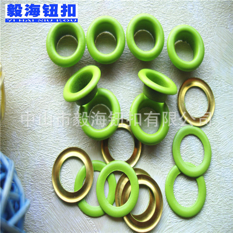 彩色鞋气眼圆形哑光鸡眼扣 金属气眼扣铜质羊眼纽扣 圆圈无环扣眼