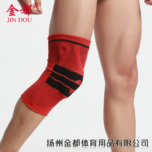 Wholesale manufacturer knitted nylon spring sports knee pads, mountain climbing, cycling, basketball, outdoor fitness supplies, protective gear