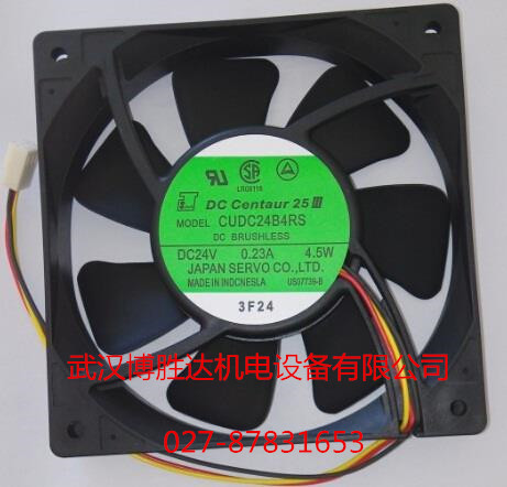 CUDC24B4RS 日本伺服SERVO三线散热风扇 24V 0.23A 4.5W