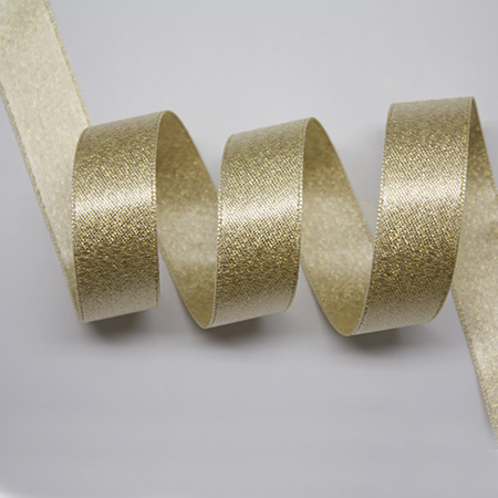Yao Ming cinta regalo embalaje satén cinta de trama dorada 3,8 CM accesorios para el cabello cinta de trama dorada hecha a mano al por mayor
