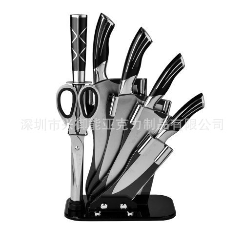 亚克力展示架 亚克力刀具展示架 刀架剪刀架 厨具展示架