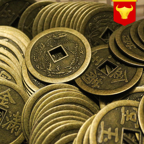 仿古币铜钱合金大铜钱金玉满堂八卦平安吉祥配件