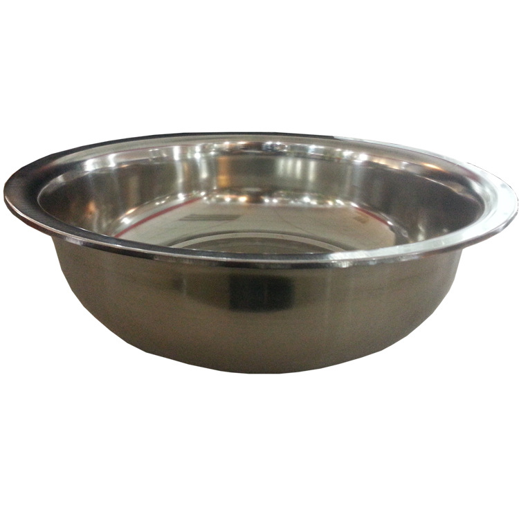 Factory direct sales of stainless steel washbasins for ten yuan. Wholesale supplies from supermarkets, street stalls and night markets. Household vegetable washbasins and laundry basins detail image 4