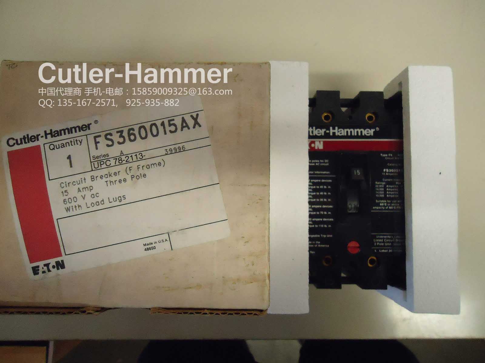 A2 B1 W// C320KGS1 SER CUTLER HAMMER CN15BN3 CONTACTOR 600V 18A SIZE 0 SER