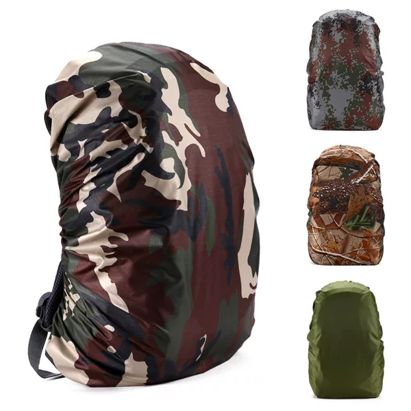 Manufacturer outdoor mountaineering bag rain cover camouflage rain cover backpack dust cover 35-40-55-70-80 liters