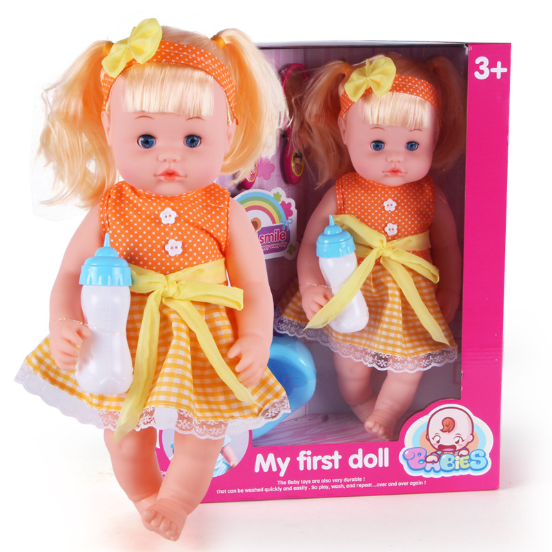 Vinilo bebé beberá agua orina simulación eléctrica muñeca confinamiento limpieza educación temprana formación