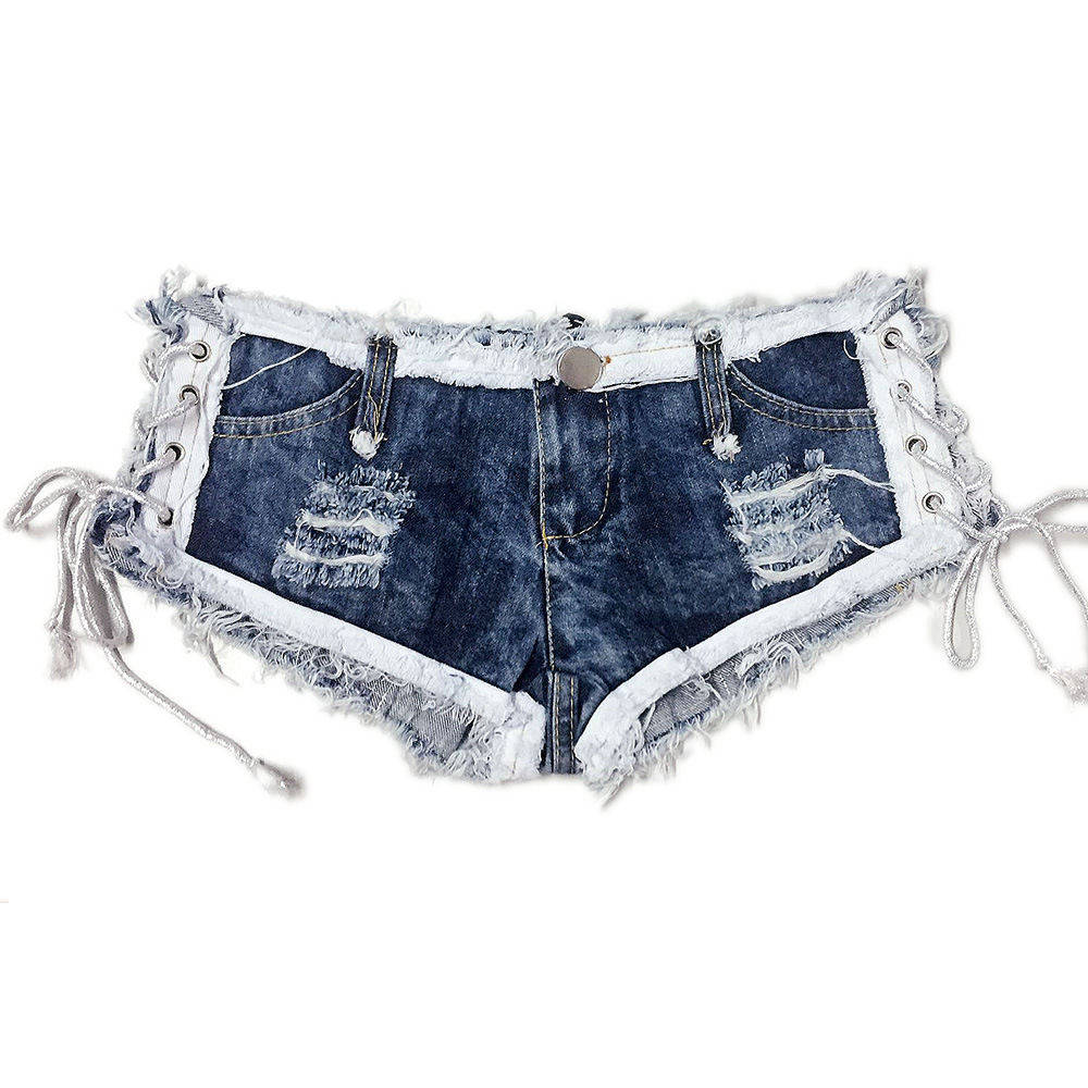 Stylish Ripped Denim Shorts