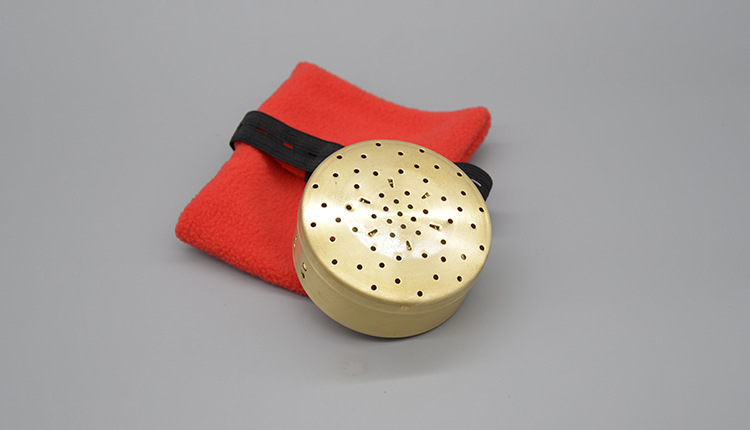 Pure Copper Moxibustion Box Portable Ai Jiu Warming Device for Home Wellness 8cm Base specifications