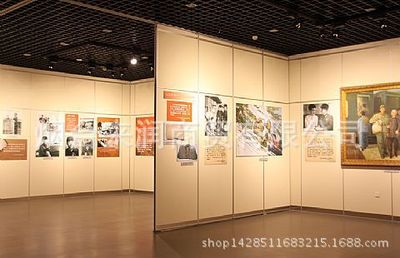美术馆双面亚麻布活动挂画展板