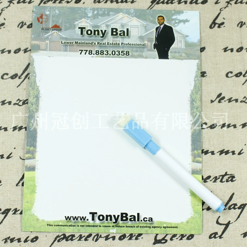 Пользовательские бумажные печатные магнитные планшеты ПЭТ стирание пленки магнитные доски объявлений мягкие магнитные рекламные подарки на заказ