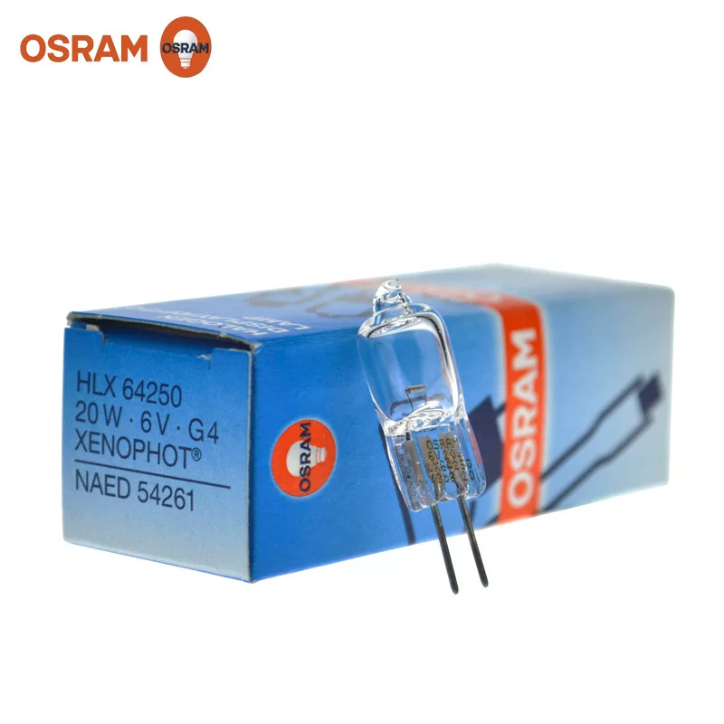Osram, оригинальная лампа для микроскопа/проектора, 6В, 20Вт