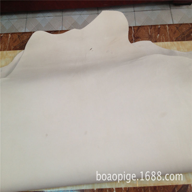 厂家供应头层牛皮 箱包皮料 植鞣革 原色树膏2.0MMDIY真皮料箱包