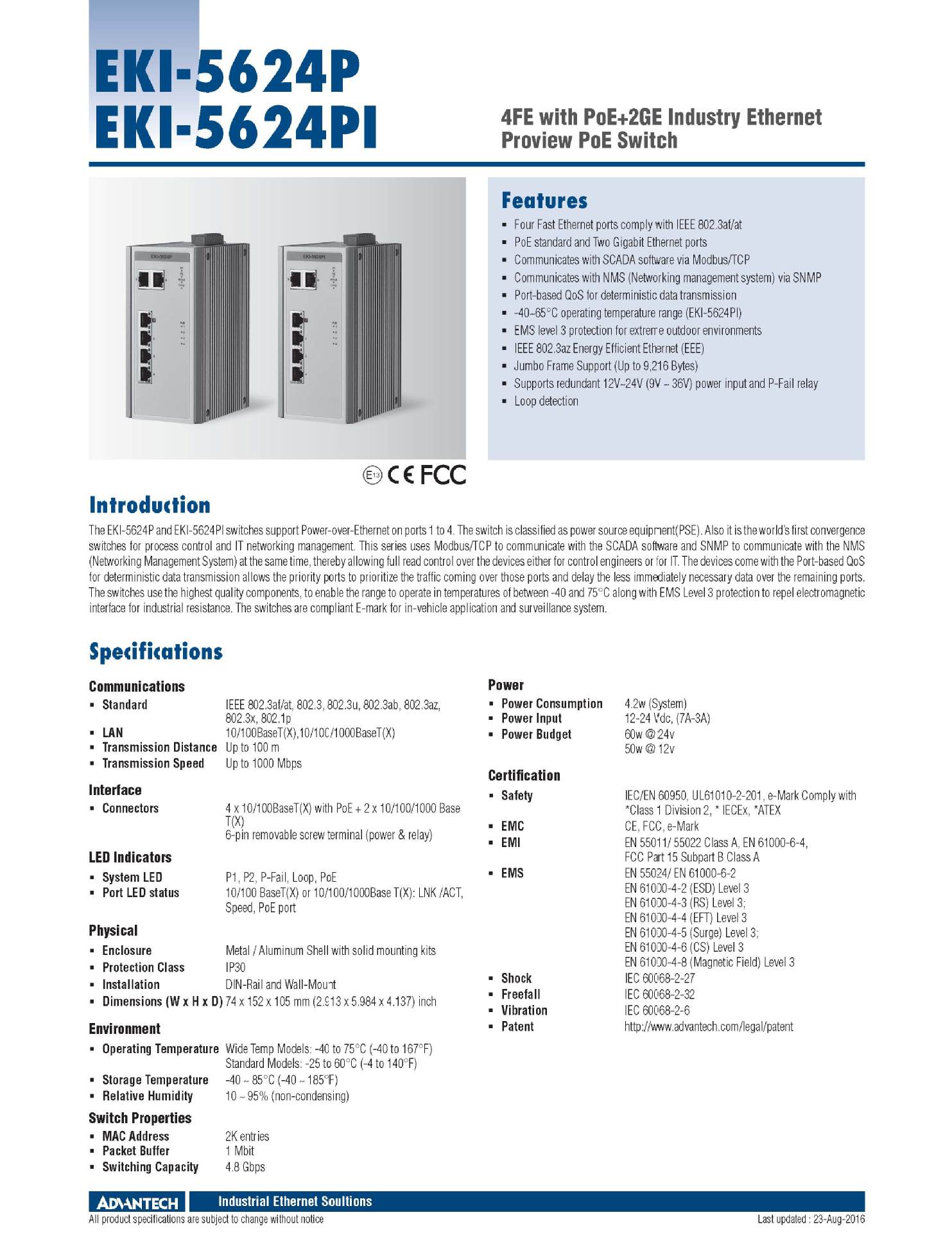 研华EKI-5624P  Industry Ethernet Proview PoE Switch 研华交换机质量,研华交换机排名,研华交换机售后,研华交换机规格,研华交换机质量