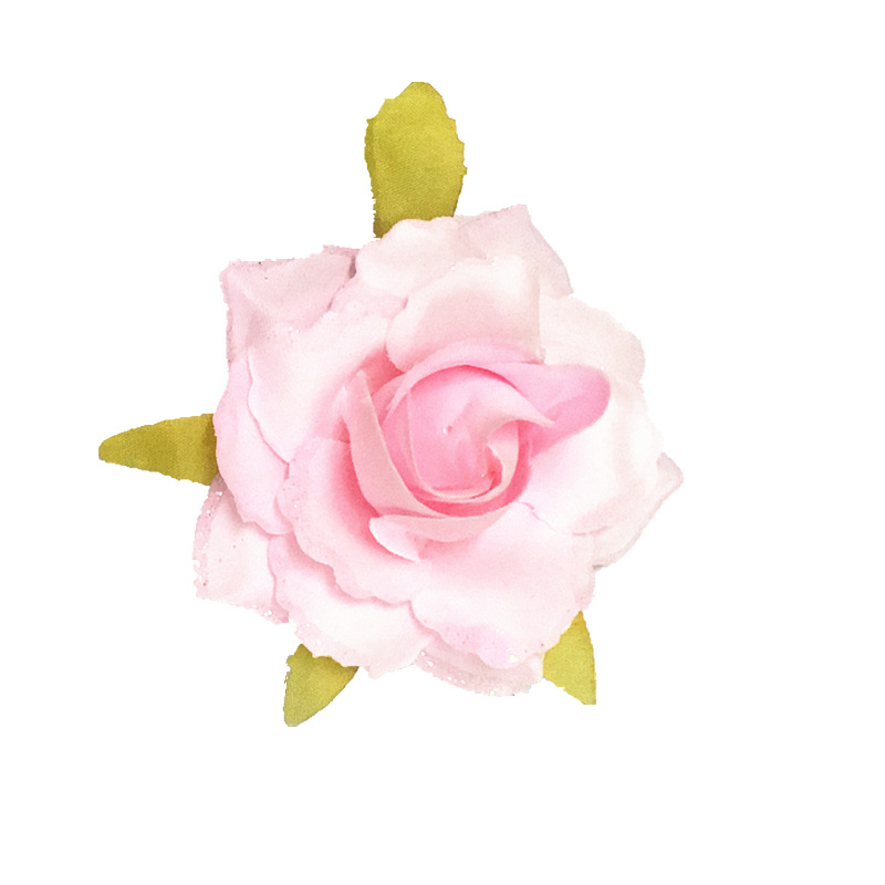 Women'S Gender Fashion Flower Cloth Hair Clip 1 Piece
