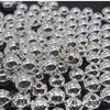 S925 sterling silver accessories wholesale partition positioning beads silver bead ball balls DIY editing rope bead ball ball partition accessories