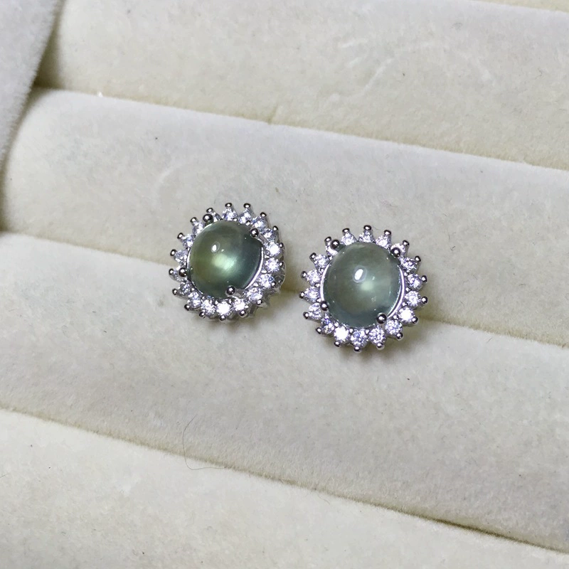 Organic earrings, silver 925 sample, 925 sample silver