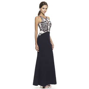 European station sling sexy evening dress printing slim dress