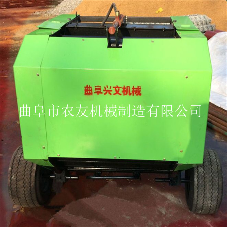 轮式拖拉机麦秸打捆机 青岛小型麦秸打捆机价格