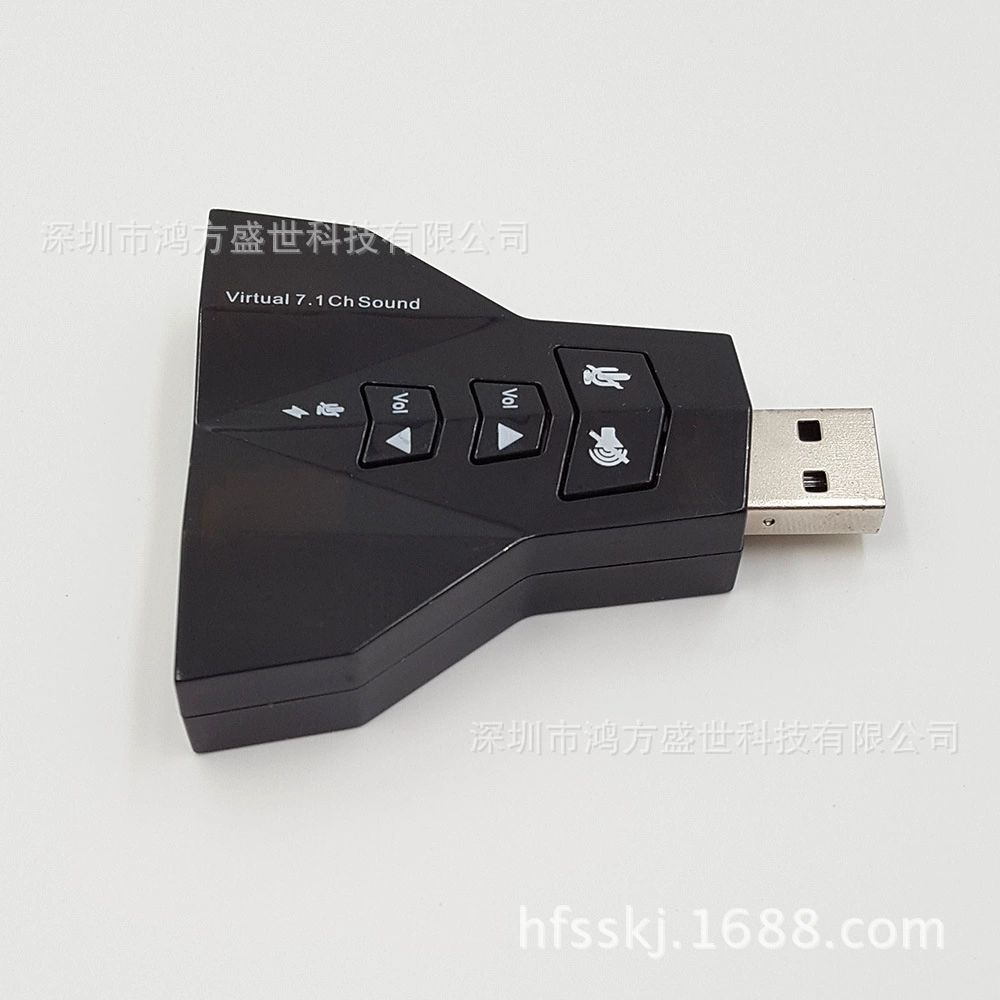 Прямые продажи 7.1usb внешняя Независимая кнопка звуковой карты самолета SOUNDcard Hua Xun CM108 Super Innovation 8738