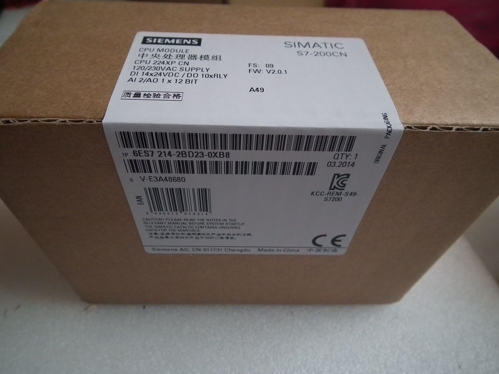 ȫ��ԭװ��ƷPLC ������S7-200CN CPU224XP CN 6ES72142AD230XB8
