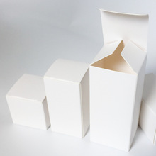 廠家批發小白盒現貨 折疊紙盒 空白白盒樣品 白卡禮品包裝盒印刷