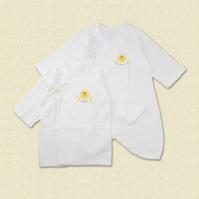 Line friend No fluorescence Cotton Newborn Butterfly Dress pure cotton Partial Shirts Monk clothes Romper