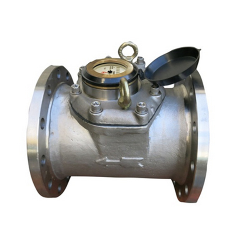 数字旋翼家用自来水不锈钢法兰水表 不锈钢立式水表 美标德标水表