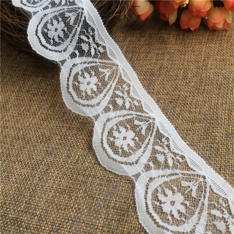 6CM宽弹力蕾丝花边气球款女装内裤下摆连衣裙装饰DIY小边辅料批发